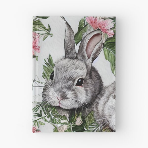 Item preview, Cute Bunnies and Flowes designed and sold by Poetic Patterns Studio.