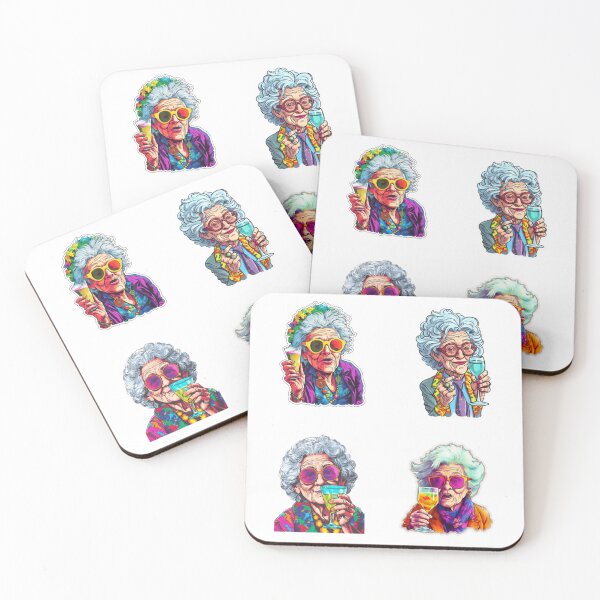 Item preview, Old Maids Day - Whimsical Sticker Sheet designed and sold by InsomniaSticker.