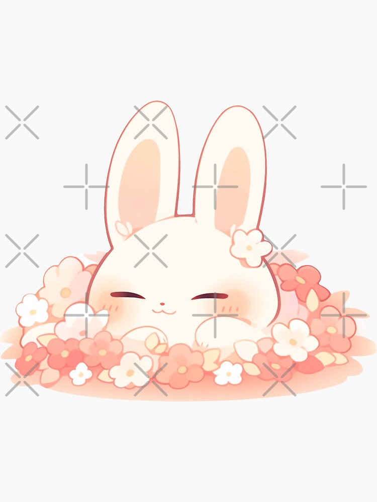 Black or pink? | Cute anime/kawaii style girl with a bunny | by IG  @yukomeow_ : r/SoftAesthetic