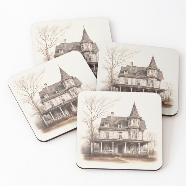 Item preview, Old beautiful abandoned cottage designed and sold by SimpleWallArt.