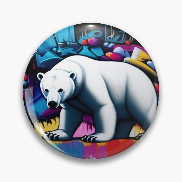 Item preview, Graffiti Polar bear designed and sold by Doughnut-Makhi.