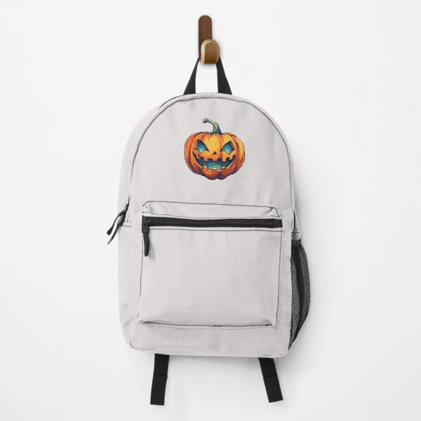 Item preview, Vibrant Scary Jack-o'-lantern watercolour illustration for Halloween Horror Lovers designed and sold by Stickerharvest.