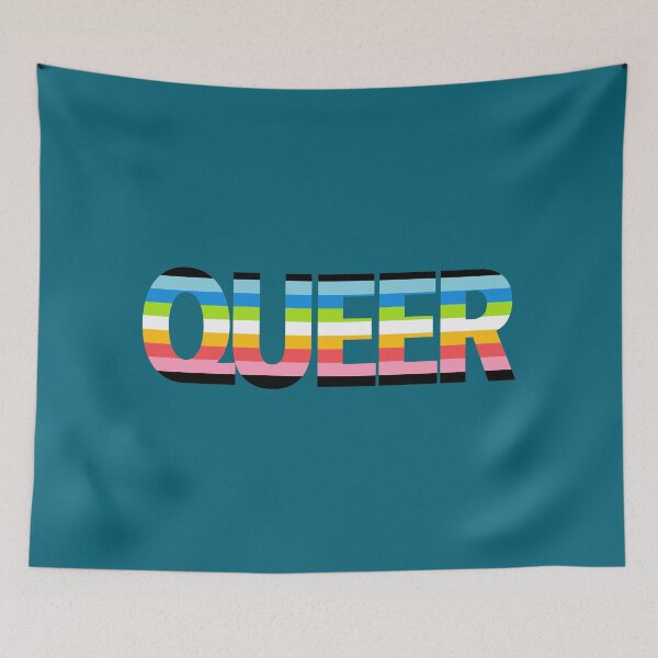 Item preview, QUEER - Queer Pride Flag 1.0 designed and sold by Thelittlelord.