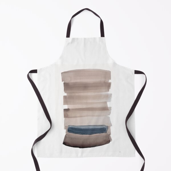 Item preview, brown navy watercolor abstract designed and sold by ElaSzczepaniak.