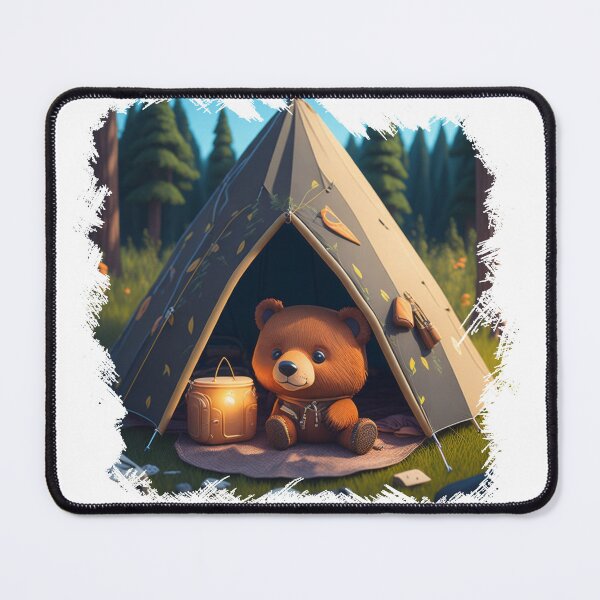 Item preview, Bear Camping in a Tent designed and sold by VnJ-Cr8.