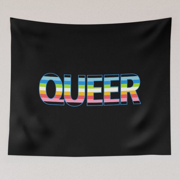 Item preview, QUEER - Queer Pride Flag 2.0 designed and sold by Thelittlelord.