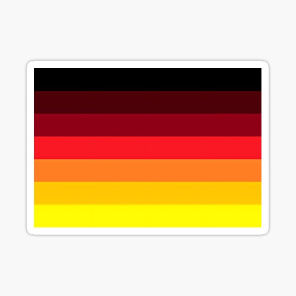 Sticker mit “Stolzmonat Flagge leer” von DiSchadHaider | Redbubble