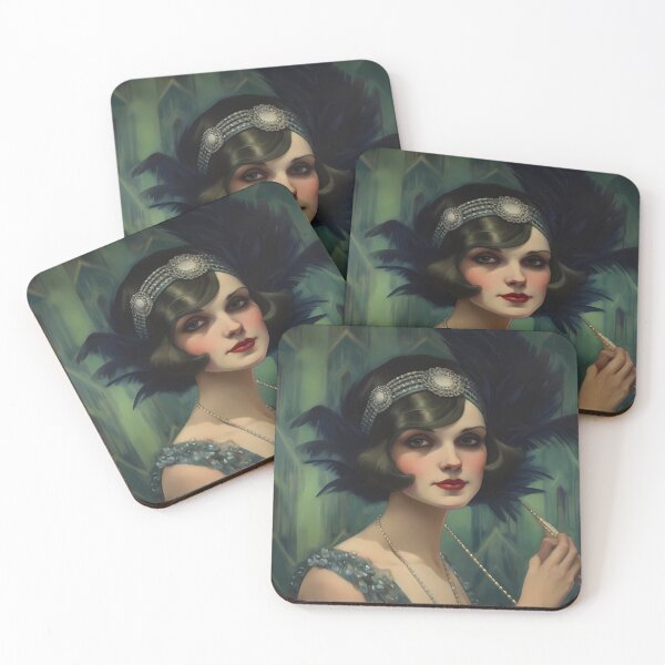 Item preview, Florence : 1920s Flapper Girl Series designed and sold by MTJ-Mushrooms.