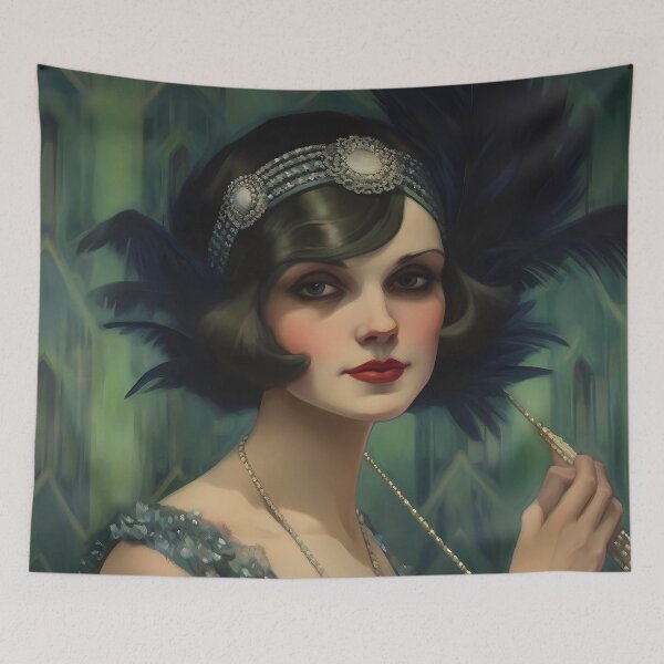 Item preview, Florence : 1920s Flapper Girl Series designed and sold by MTJ-Mushrooms.