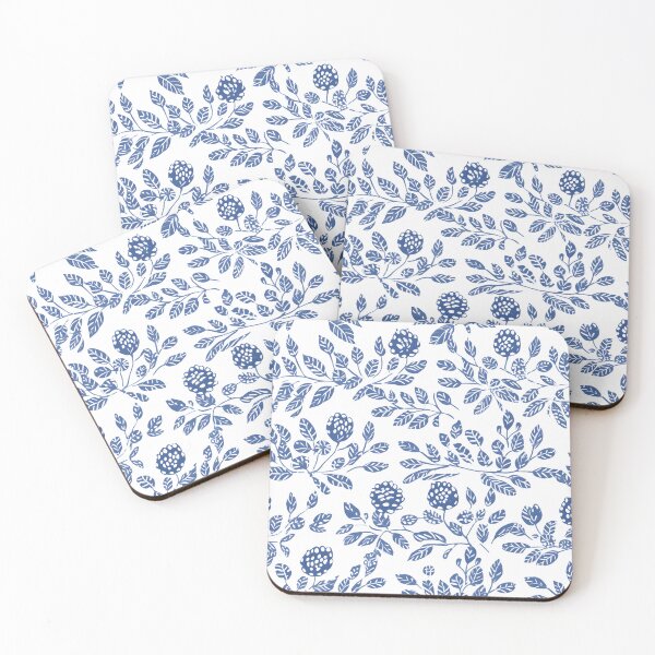 Item preview, Elegant Blue Floral Delight designed and sold by MelodySimmons.