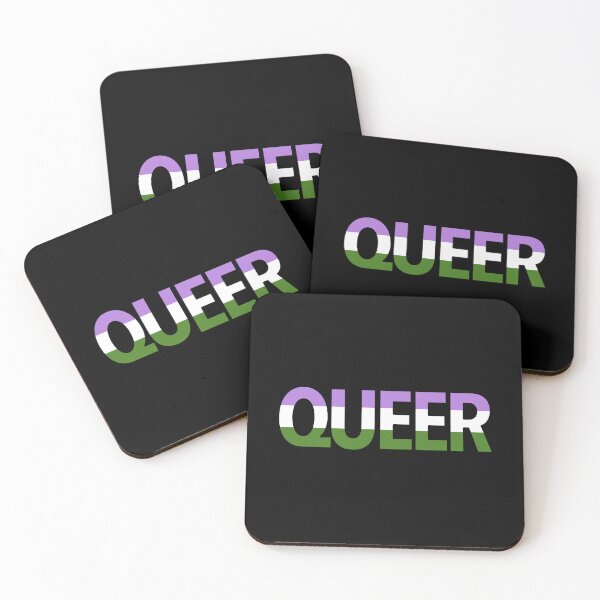 Item preview, QUEER - GenderQueer Pride Flag 1.0 designed and sold by Thelittlelord.