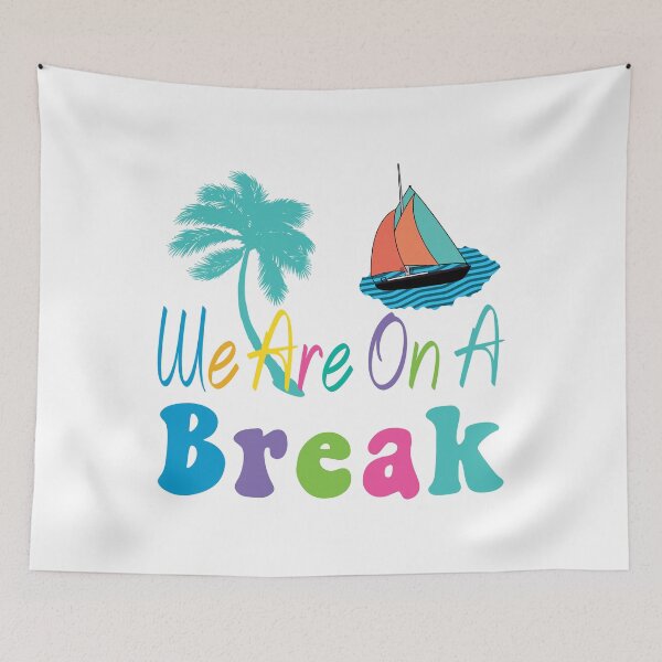 Item preview, We Are On A Break Teacher Shirt, by DAM Creative, designed and sold by DAM Creative ⭐⭐⭐⭐⭐.