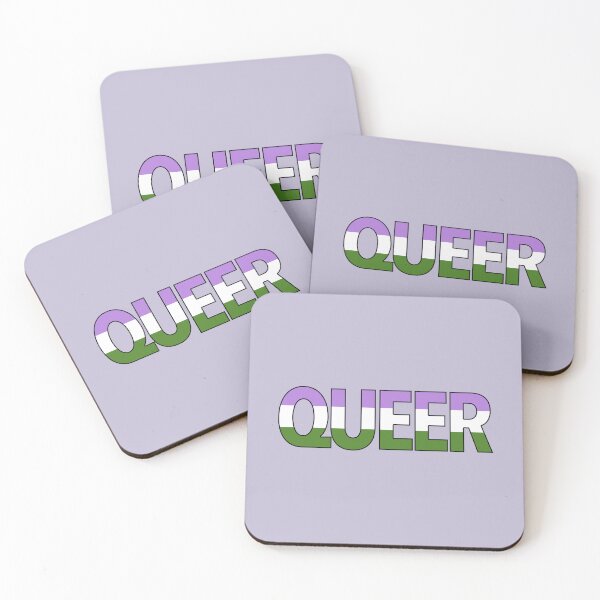 Item preview, QUEER - GenderQueer Pride Flag 2.0 designed and sold by Thelittlelord.