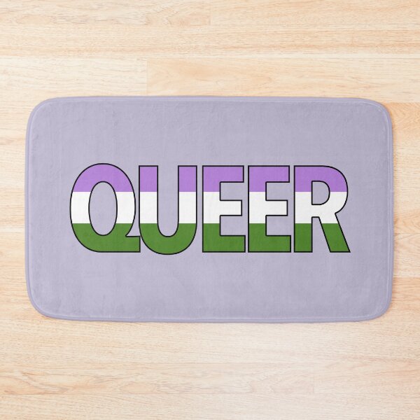 Item preview, QUEER - GenderQueer Pride Flag 2.0 designed and sold by Thelittlelord.
