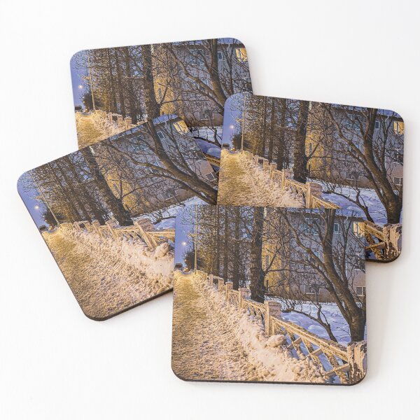 Item preview, Snowy Path in Reykjavik, Iceland designed and sold by UniqueGlobal.