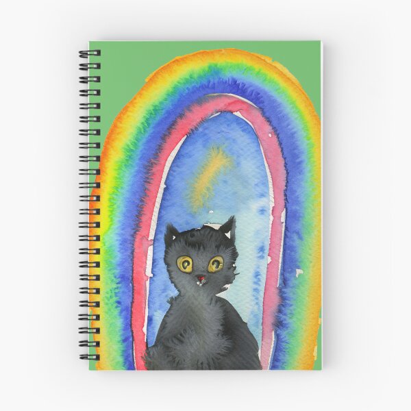 Item preview, The rainbow and the cat designed and sold by DejanVuk.