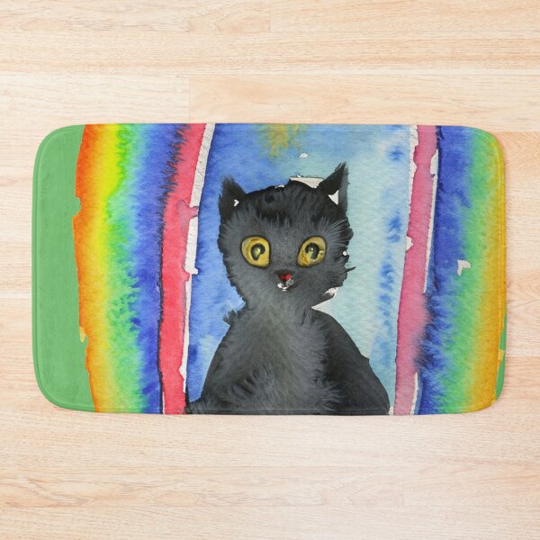 Item preview, The rainbow and the cat designed and sold by DejanVuk.