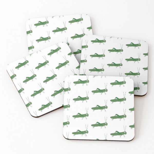 Item preview, Grasshoppers on white designed and sold by reneesillus.