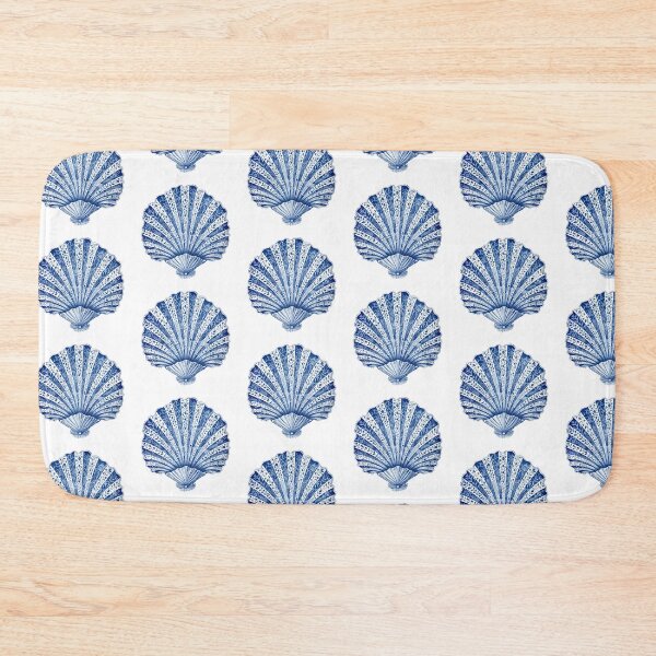 Item preview, Azure Treasures II - Blue Shell on White designed and sold by MelodySimmons.
