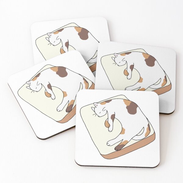 Item preview, Cat Sleeping on Bread designed and sold by StickerHome.