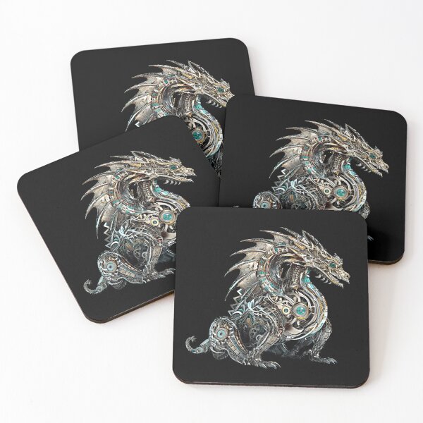 Item preview, Mystical dragon in futuristic style designed and sold by bellabitis.