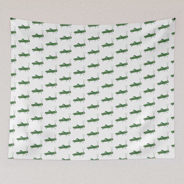Item preview, Grasshoppers on white designed and sold by reneesillus.