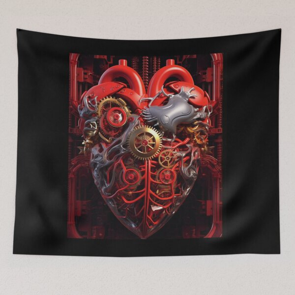 Item preview, Pulse of the Machine: Biomechanical Heart Design T-Shirt designed and sold by JLCableStudio.