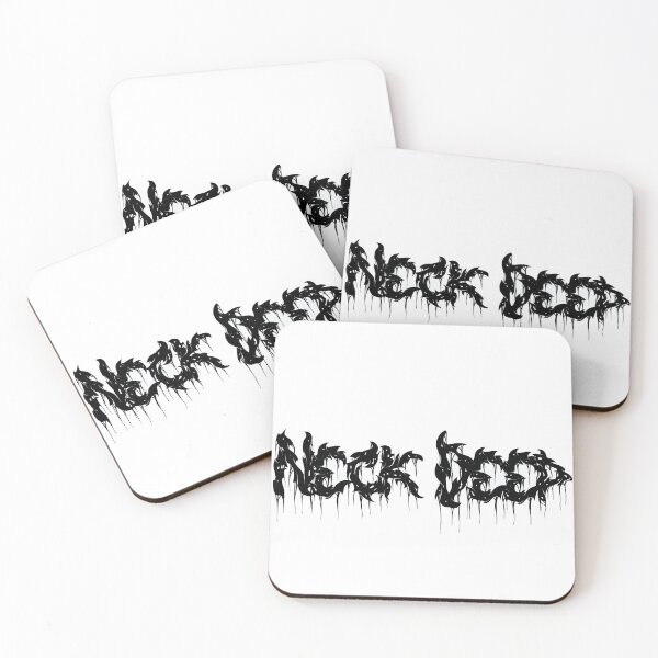 Item preview, Neck Deep Metal Text designed and sold by SarahLovesBands.