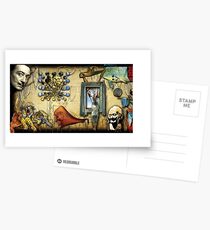 Dali-Collage Postkarten