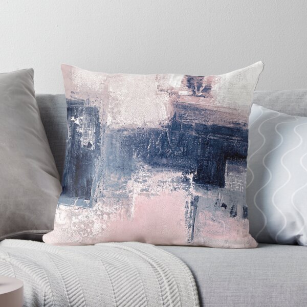 Navy and shop pink cushions