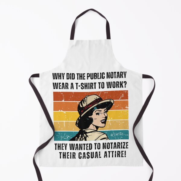 Item preview, Why did the Public Notary wear a t-shirt to work? Public Notary designed and sold by Analee & K.