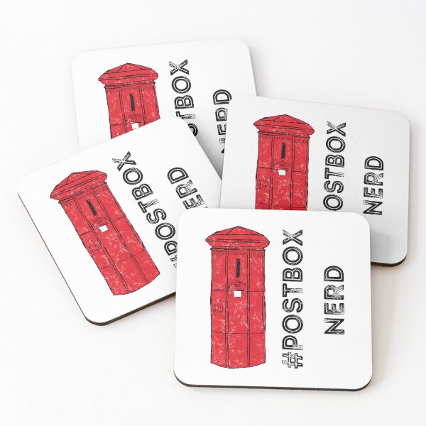 Item preview, Postbox Box Nerd Black Text designed and sold by rosieredbox.