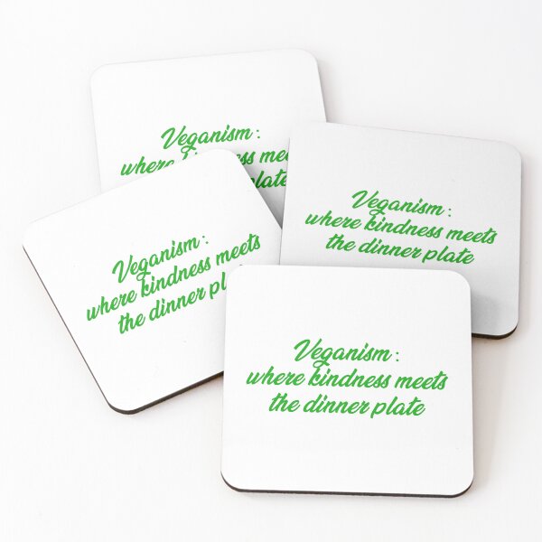 Item preview, Veganism: where kindness meets the dinner plate. designed and sold by Absent-Visual.
