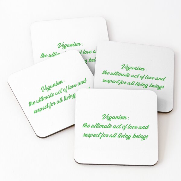 Item preview, Veganism: the ultimate act of love and respect for all living beings. designed and sold by Absent-Visual.