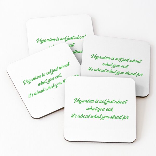 Item preview, Veganism is not just about what you eat; it's about what you stand for. designed and sold by Absent-Visual.