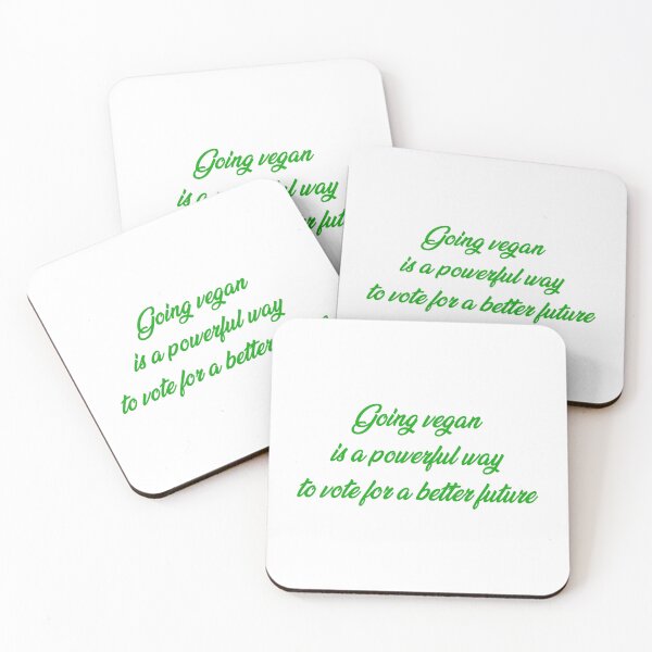 Item preview, Going vegan is a powerful way to vote for a better future. designed and sold by Absent-Visual.