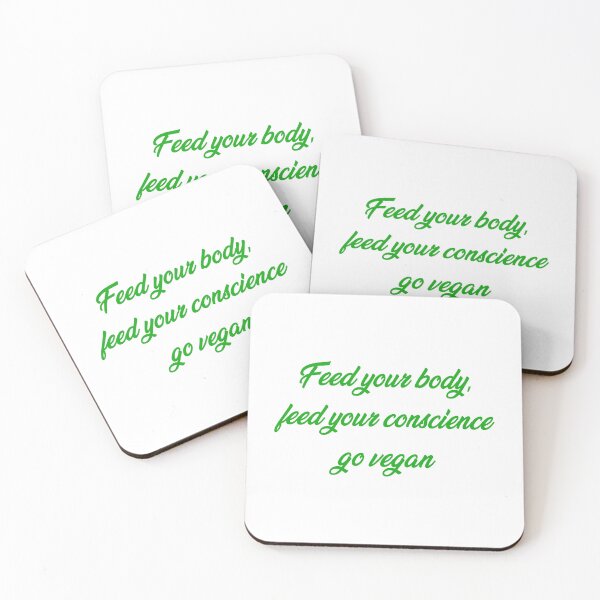 Item preview, Feed your body, feed your conscience, go vegan. designed and sold by Absent-Visual.