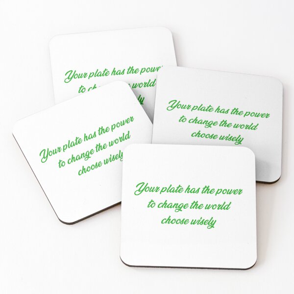 Item preview, Your plate has the power to change the world, choose wisely. designed and sold by Absent-Visual.