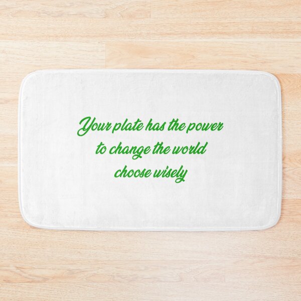 Item preview, Your plate has the power to change the world, choose wisely. designed and sold by Absent-Visual.