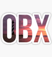 obx outer banks nc north carolina Sticker