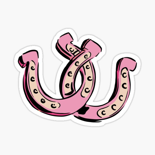 Item preview, Pink Horseshoe designed and sold by Alexandra Jones.