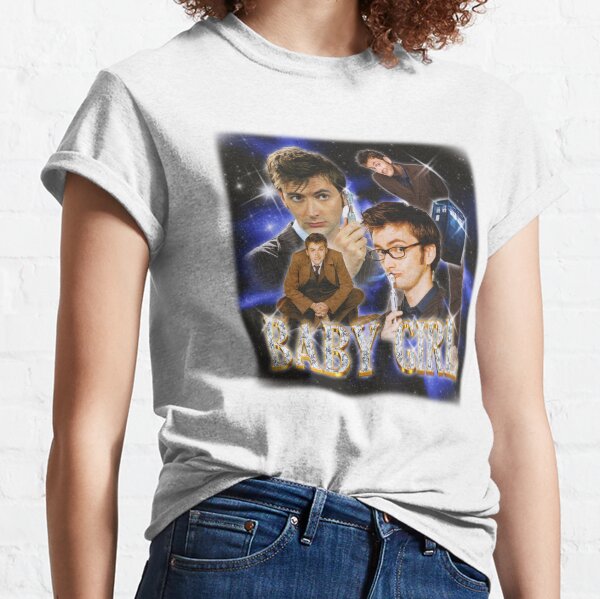 10th Doctor Baby Girl Classic T-Shirt