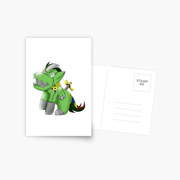Robot Lime Postcard
