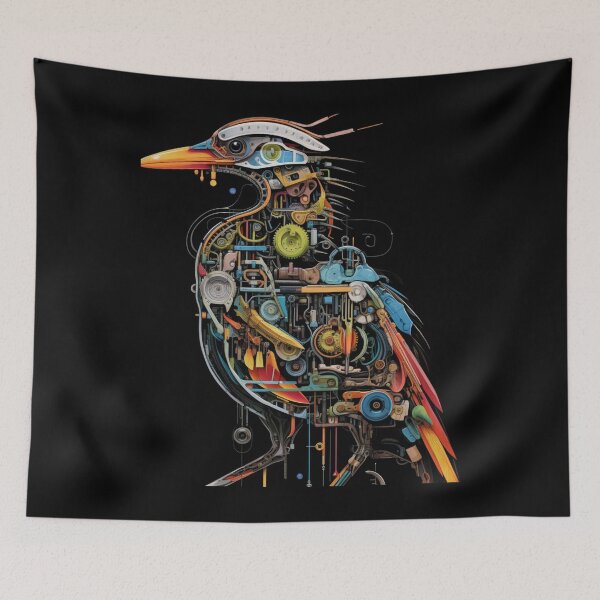 Item preview, Mechanized Menagerie: Mechanical Animal Artwork T-Shirt designed and sold by JLCableStudio.