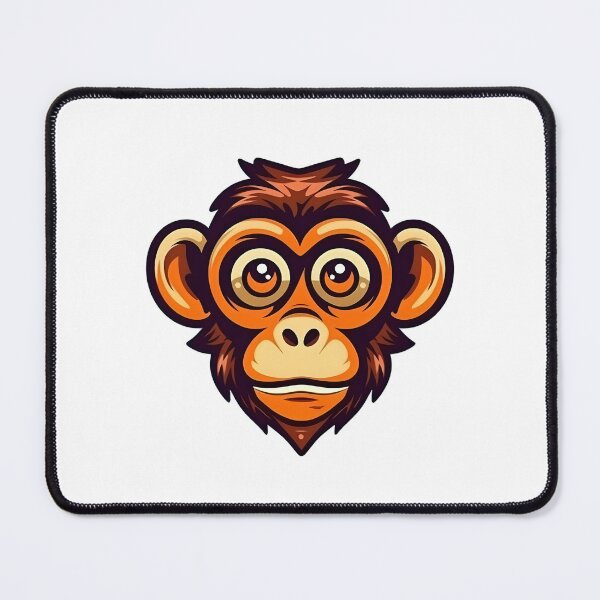 Item preview, Surprised Monkey Playful Illustration designed and sold by KristinaNEL.