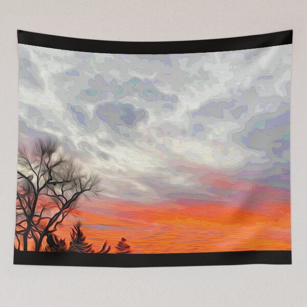 Item preview, SUNSET ON A CLOUDY DAY designed and sold by ArtbyRolleen.
