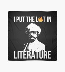 I Put The Lit In Literature Mark Twain Scarf