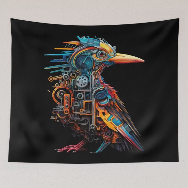 Item preview, Mechanized Menagerie: Mechanical Animal Artwork T-Shirt designed and sold by JLCableStudio.