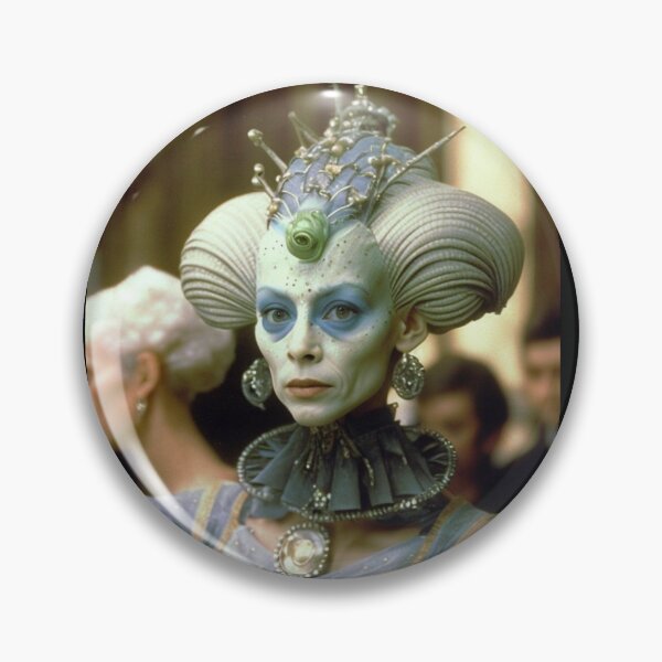 Item preview, Alien Cyber-Rococo Fashion designed and sold by Panic Jewelry & Things.