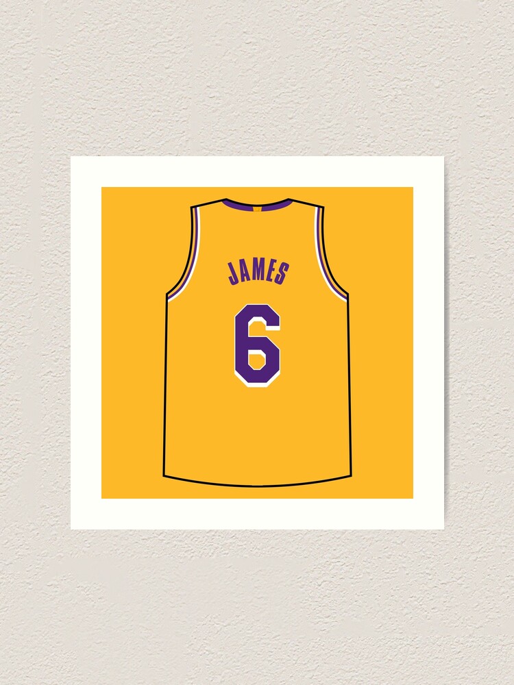 LeBron James Jersey Poster for Sale by designsheaven